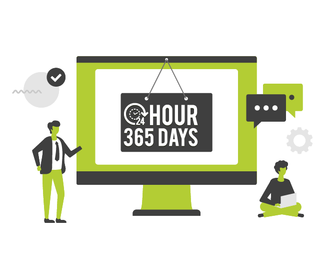 24時間/365日利用できるオンライン学習